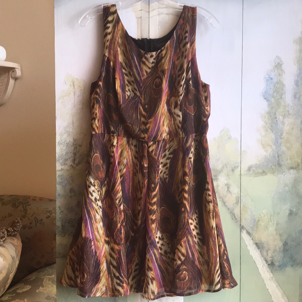 Fire Los Angeles shift dress